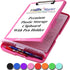Think2Master Heavy Duty Pink Plastic Storage Clipboard with Pencil Holder, 25% Heavier & Sturdier for Nurses