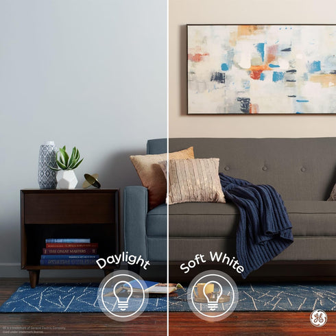 Bulbs, 40 Bulbs, (2 Pack) GE LED Light Watt, Soft White, Decorative Frosted, Small Base