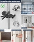 Upgraded Portable Door Lock Home Security Hotel Door Locks for Travelers with Protective Silicone Caps, Travel Lock