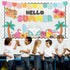 Hello Summer Bulletin Board Decoration Set, Summer Theme Borders, Beach Paper Cutouts for Classroom Decor