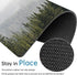 Tree Mouse Pad Green Misty Mountain, Nature Landscape Mousepads Square for Desk Foggy Fir Forest Valley Small Desk Pad Mouse Mat Washable Computer Wireless Mouse Pad for Laptop Gaming Office Home by Flysea