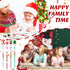 Yexiya Christmas Multi Point Stackable Push Pencil, 48 Pcs Bulk with Xmas Tree Santa Snowman Reindeer Topper