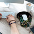 Ergonomic Mouse Pad with Wrist Rest Support Gel, Cute Non-Slip Pad, Garden Flowers Design