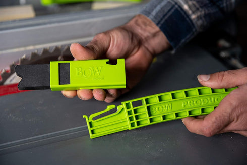 BOW Products PushPRO PP1 - Push Stick for Table Saws, EVA Tipped Push Block for Improved Grip and Safety