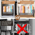 Adjustable Desktop Bookshelf for Desk Book Organizer, Tilting Tabletop Bookshelf in Office Home/Bedroom, Vinyl Record