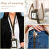 bolimoss Bookshelf Lanyard Wallet for Women Teacher, Goth Skull Leathe RFID Small Keychain Wallet Credit Card Holder