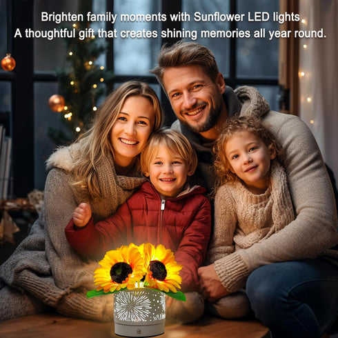 Sunflower Lamp Gifts for Women, Night Light Flower Lamp Decor for Bedroom Office Weeding Bar, Valentine's Mothers Day