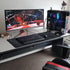 Gaming Mouse Pad Large 31.5 x 11.8in, Topographic Keyboard Mousepad with Non-Slip Base and Stitched Edge