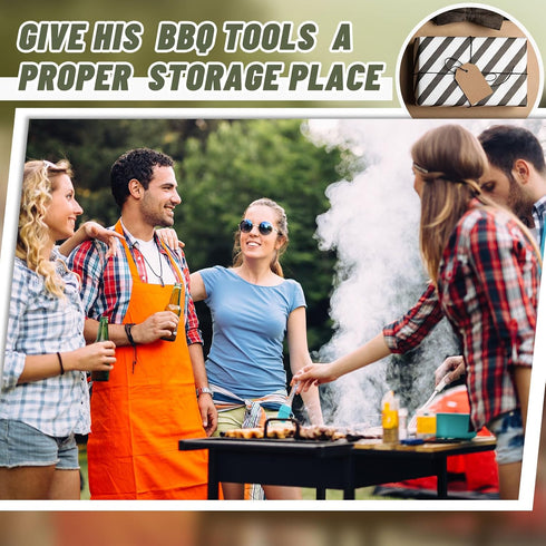 24" 24" 8" 8", Grill Tool Storage Bag, Heavy Duty Waterproof BBQ Tools Bag, x x Large Grill Utensil Storage Caddy