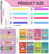 PerKoop 48 Pcs Inspirational Gifts Set Inspirational Quote Notepads 3 x 5 Inch Motivational Ballpoint Pens Keychains Bulk Cute Colorful Journal Notebooks for School Office Party Favor Supplies