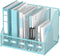 SUPEASY Desk Organizers Metal Magazine File Holder with 5 Vertical Compartments for Office Desktop, Blue Plus