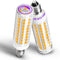 JDE11 LED Bulbs Dimmable, Replace 120V 75W Halogen Candelabra Bulbs, 2700K Warm White, 7W, 2 Pack