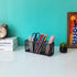 Black Mesh Pencil Holder, 3 Compartments Metal Desk Organizer for Pens, Kitchen Utensils, Small Office Supplies