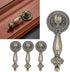 Alvinlite Antique Drawer Cabinet Pull Handle Bronze Handles Single Hole Handle for Bedside Cabinets Office Cabinets