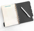 Binder Index PP & Paper Dividers for 8.5 inch/6 inch A5/A6, Horizontal Black Paper