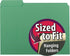 Smead Interior File Folder - 1/3-Cut Tab, Letter Size, Green, 100 per Box