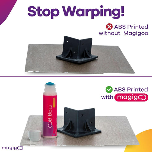 MO2016 All-in-One 3D Printer Adhesive Glue - ABS, PLA, PETG, HIPS, TPU Flex Filament on Glass, 50mL
