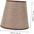 Retro Linen Fabric Desk Lamp Shade - Perfect for Living Room