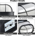 Dimmable 6W 600Lumens 5000K 1 Pack Oval Bulkhead Light Fixture, Outdoor Wall Lantern, LED Nautical and Sauna Light