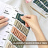 Taja 66 9 Bible Tabs for Women & Men, Laminated Bible Tabs for Study Bible, Large Print Neutral Bible Tabs for Easy