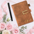 Wedding Officiant Book with Pen, 200 Pages A5 Lined Leather Wedding Journal Notebook, Gifts for Wedding Day Ceremony,