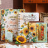 Set 1 600+ 1 1 1 12 Sunflower Planner Gift for Women - Sticker Book of Stickers, Weekly Planner, Crochet Keychain