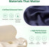 FuturaLoom Ergonomic Seat Cushion for Sciatica Relief & Long Driving - Memory Foam Back Support with Adjustable Strap