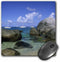 BVI, Virgin Gorda, Harbor, Boulders and Boats Mouse Pad 8 by 8 inches (mp_72516_1)