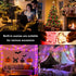 50ft Dimmable 25 14 Lights,150LED Fairy Lights Plug in, Colors Modes RGB+Warm White Color Changing String Twinkle