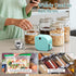 Phomemo 4 P12 Label Maker Machine with Tape, Bluetooth Small Label Makers Ribbon Printer Machine Thermal Transfer