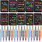 Sabary 100 Pcs Inspirational Notepads, Mini Motivational Pocket Notebooks, Ballpoint Pens Sets for School Office