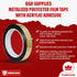 GGR Supplies T.R.U. MMYP-1 Metalized Polyester Film Tape, 72 Yards, Gold, 1/4 in. with Acrylic Adhesive