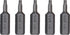 Mayhew Tools 19358-4 Tamperproof Torx Power Bit, 4-Pack, T25H x 2"