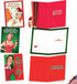 NobleWorks Variety Pack of 10 Christmas Greeting Cards with Envelopes, Adult Cartoon Humor Holiday Assortment - Naughty