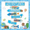 Travel The Map Bulletin Board Cutouts, Let The Adventure Begin, Motivational Sign for Kids, Blue Classroom Decor