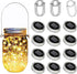 Ostritec Solar Mason Jar Lights Lids, 12 Pack 30 Led Fairy Lights(Jars