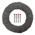 50 Pcs Rotary Tool Cut Off Wheels 1-1/4'' Fiberglass Reinforced Cutting Wheel Discs with 4 Pcs Mandrels
