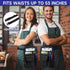 LEFORZ Pack Server Waist Money Pouch Bag Restaurant Utility Tool Belt Apron with Adjustable Belt for Waiter Waitress