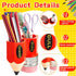Pencil Shaped Pen Holder, Funny Pencil Dispenser, Pencil Storage Organizer for School, Classroom, Office Desk Gift