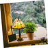 2pcs NUOBESTY Decorative Lamp Finial Black Aluminum Simple and Creative Light Accessory for Table and Floor Lamps Easy