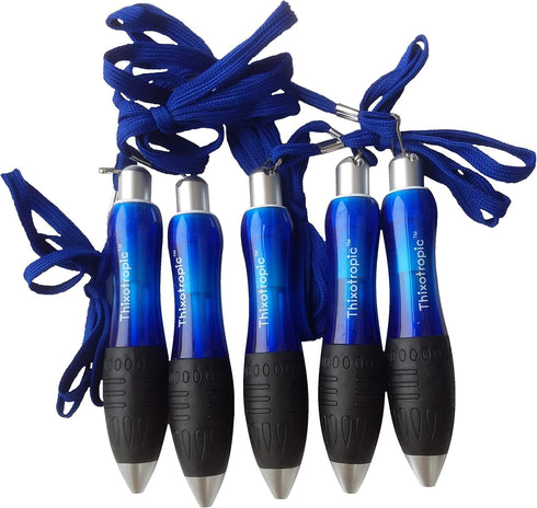 Super Big Fat Pen for Arthritis, 5 Pack, Blue Ink with 5 Refills