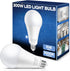 300W Equivalent LED Light Bulb, A23 4060LM Super Bright, Daylight 5000K, 33W Energy Saving, E26 Medium Base,