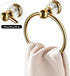 WINCASE Crystal Towel Ring, Gold Towel Holders for Bathrooms, Round Hand Towel Rack, Wall Mounted