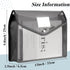 Epakh 10 Pcs Plastic File Folders Envelope, A4 Size Expanding Wallet Organizer with Snap Closure, Waterproof
