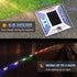 IP68 (4 Pack, Aolyty Solar Driveway Dock Lights, Waterproof Solar Deck Light Outdoor Warning Step Lights Reflective