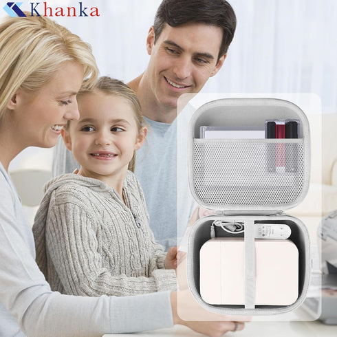 4x6 khanka Hard Case Replacement for HPRT Photo Printer Instant Photo Printer,case only(White)