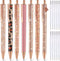 Sherr 7 Pcs Cute Fancy Pens for Women, Sparkly Glitter Pens, 10 Pcs Black Ink Refills, Pretty Gifts for Girls, Office,