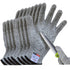 Cutting Gloves, 4 Pairs of Food Grade Cut Resistant Gloves for Kitchen, Gardening, and More