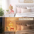 13.7 Inch LED Giraffe Table Lamp, Resin Animal Desk Lamp with Handcrafted Raffia Shade, Unique Decorative Light, Cute