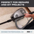 Iron Forge Cable 16 AWG Replacement Power Cord, 10 Ft Black Extension Cable, 2 Wire 16/2 SJT